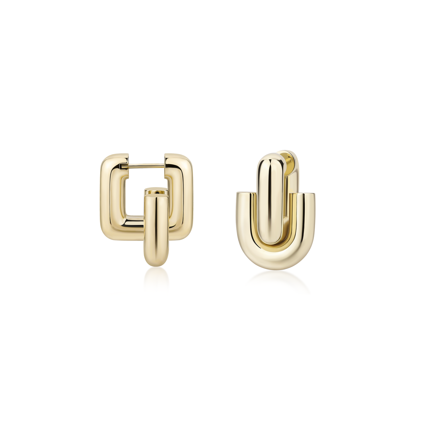 TUBE EARRINGS (Gold)
